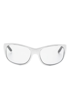 Prada Pre-Owned logo-detail sunglasses - Grey