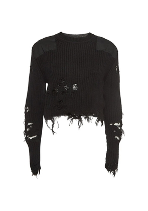 adidas Yeezy 2024 distressed sweater - Black