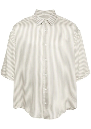 AMI Paris Ami de Coeur monogram-motif shirt - Neutrals