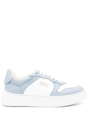 Furla logo-lettering sneakers - Blue