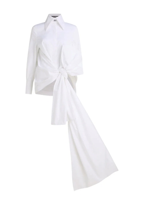 Karl Lagerfeld Karl Studio poplin bow blouse - White