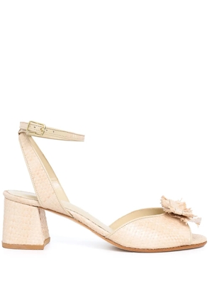 Sarah Chofakian 45mm Cottage sandals - Neutrals