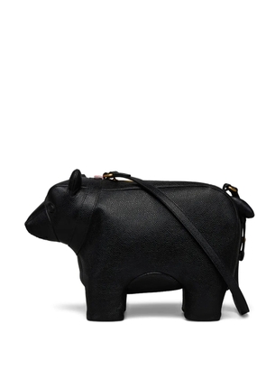 Thom Browne bear-motif shoulder bag - Black
