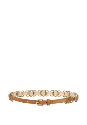 ISABEL MARANT Livo leather belt - Brown