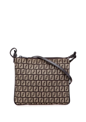 Fendi Pre-Owned 2000-2010 Zucchino Canvas crossbody bag - Brown