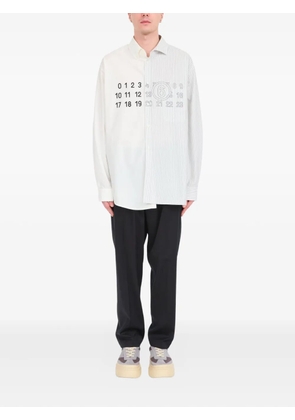MM6 Maison Margiela asymmetric shirt - White