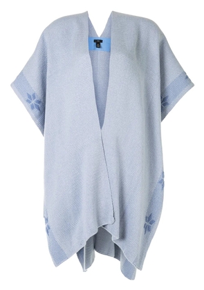 VOZ Wangülen Duster poncho - Blue