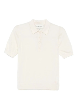 BOMPARD collared short-sleeve polo top - Neutrals
