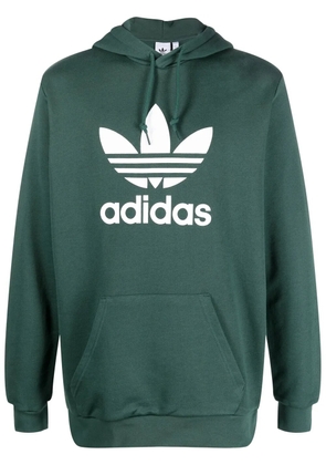 adidas logo-print hoodie - Green