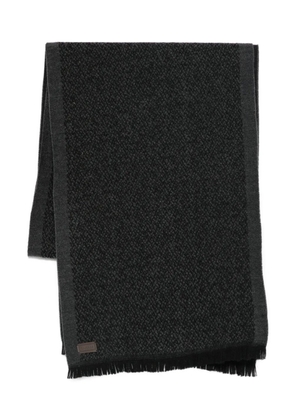 Canali fringed scarf - Grey