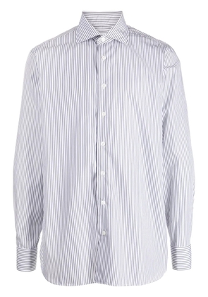 Lardini striped cotton shirt - White