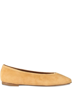 CASA ISOTA Dafne pointed toe ballet flats - Neutrals