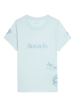 Zadig&Voltaire Alys crystal-embellished T-shirt - Blue