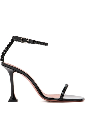 Amina Muaddi Gigi crystal-embellished sandals - Black