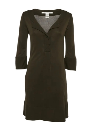 Diane Von Furstenberg Vintage V-neck dress - Brown