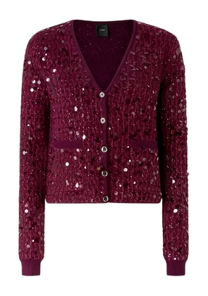 PINKO Mamma Mia sequin-embellished cardigan - Red