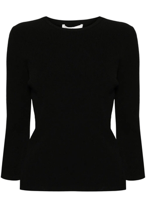 Tibi Giselle ribbed-knit jumper - Black