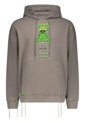 Mostly Heard Rarely Seen 8-Bit Talkin' Trash hoodie - Grey