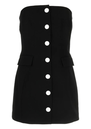 Kimhekim strapless wool-blend minidress - Black