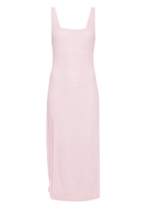 STAUD Le Sable midi dress - Pink