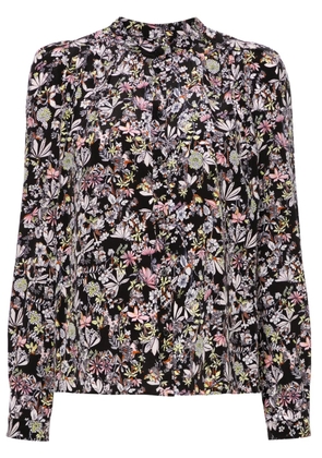 Zadig&Voltaire Tchin Kaya floral-print blouse - Black