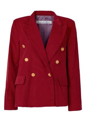 Alix of Bohemia double-breasted blazer - Red