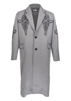 Haculla Praising wool single-breasted coat - Grey