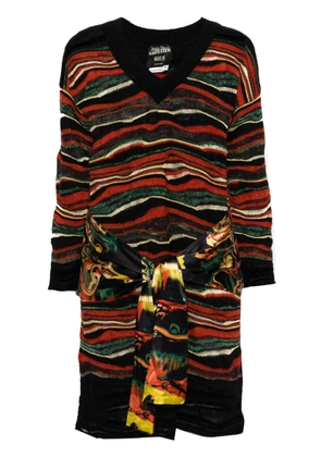 Jean Paul Gaultier Pre-Owned 1990s belted knit dress - Red