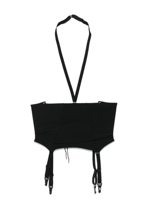 Maison Close Nuit Infinie suspenders-detail garter - Black