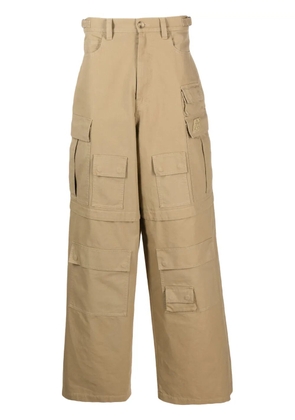 AMBUSH wide-leg cargo trousers - Neutrals
