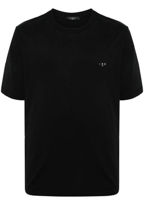 IRO logo-embroidered cotton T-shirt - Black