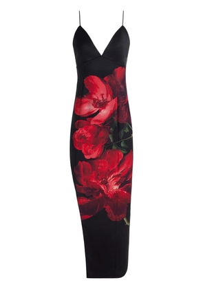alice + olivia Monika maxi dress - Black