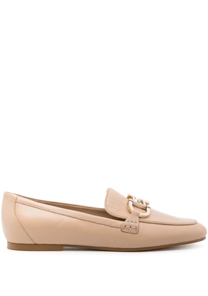 GUESS USA Isaac leather loafers - Neutrals