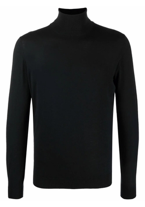 Dell'oglio roll-neck merino jumper - Black
