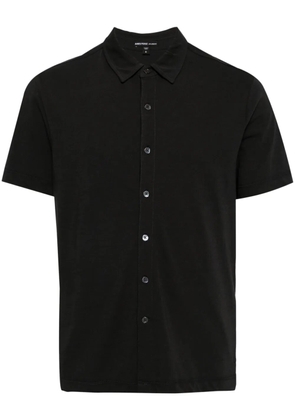 James Perse classic-collar cotton shirt - Black
