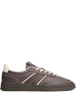 Tommy Jeans leather sneakers - Brown