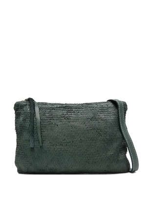 SOMMET small textured cross body bag - Green
