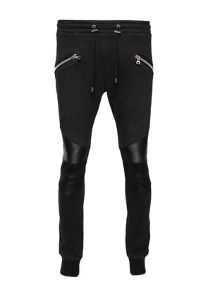 Balmain Pre-Owned logo-embroidered track pants - Black