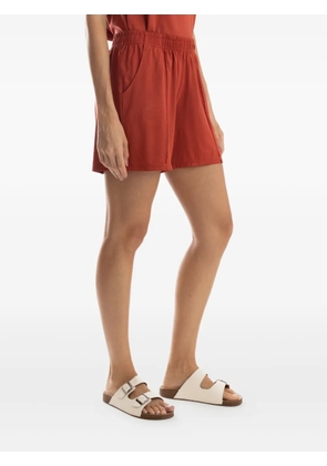Lygia & Nanny elastic-waist pocketed short shorts - Red