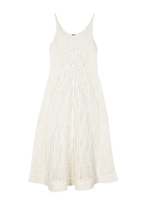 Cult Gaia Vickie crochet cover-up - White