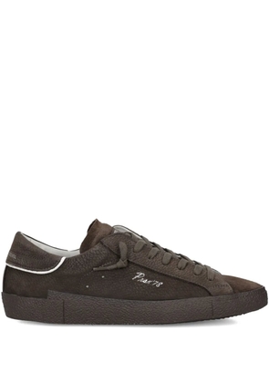 Philippe Model Paris suede lace-up sneakers - Brown