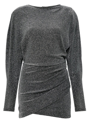ISABEL MARANT Benedicte pleated mini dress - Silver