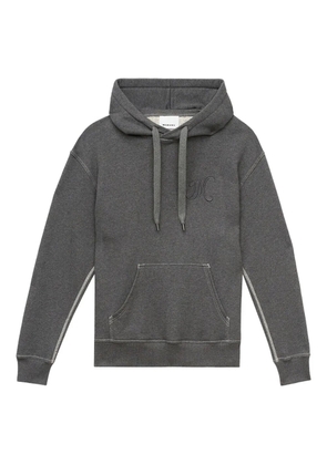 MARANT logo-embroidered hoodie - Grey