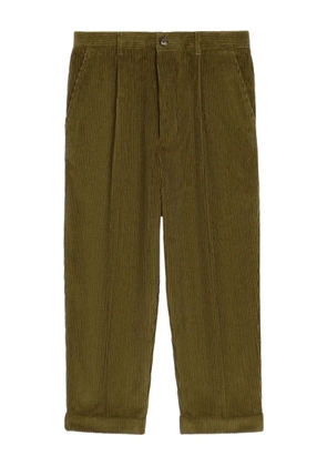 AMI Paris cotton corduroy carrot trousers - Brown