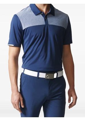 adidas Climachill Heather Block 'Blue' golf polo shirt