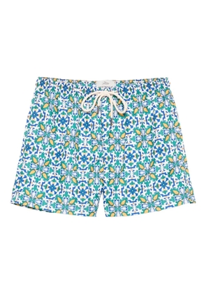 PENINSULA SWIMWEAR graphic-print swim shorts - Blue