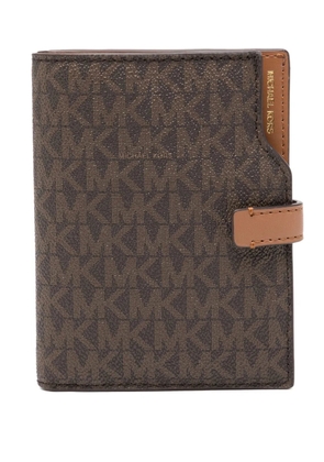Michael Kors Jet Set passport wallet - Brown