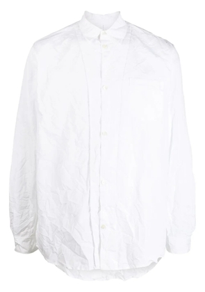 Undercover long-sleeve cotton shirt - White