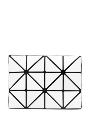 Bao Bao Issey Miyake high-shine geometric-design cardholder - White