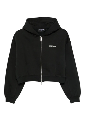 WRSTBHVR zip-up hoodie - Black